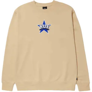 Huf Allstar Crewneck Wheat