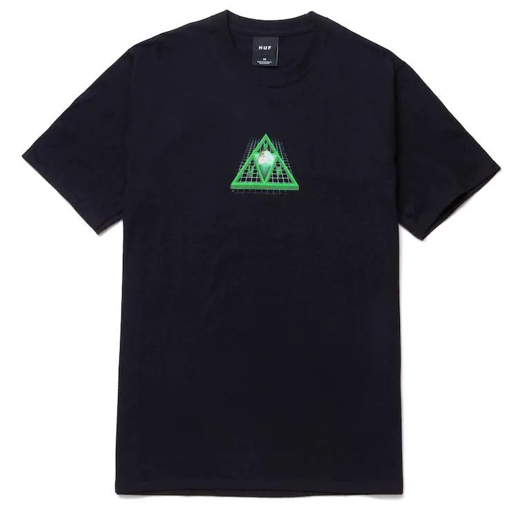 HUF Digital Dream Triple Triangle S/S T-Shirt Black
