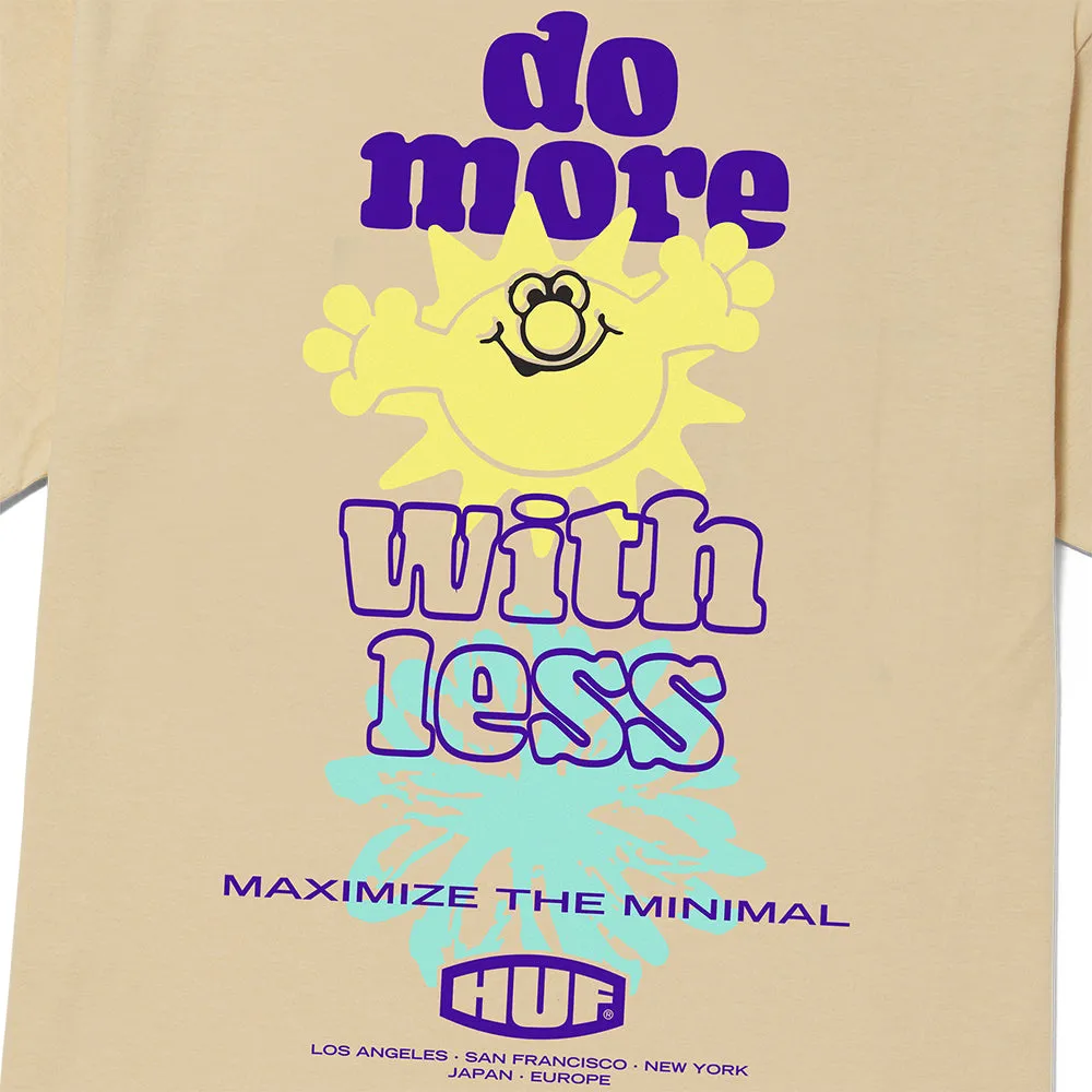 HUF Maximize T Shirt Wheat