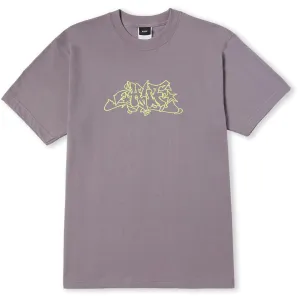 HUF Outlines Tee Light Plum
