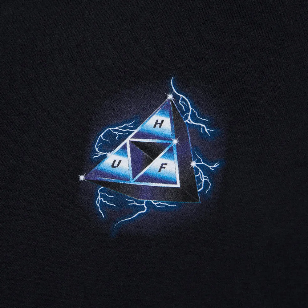 HUF Storm Triple Triangle T shirt black