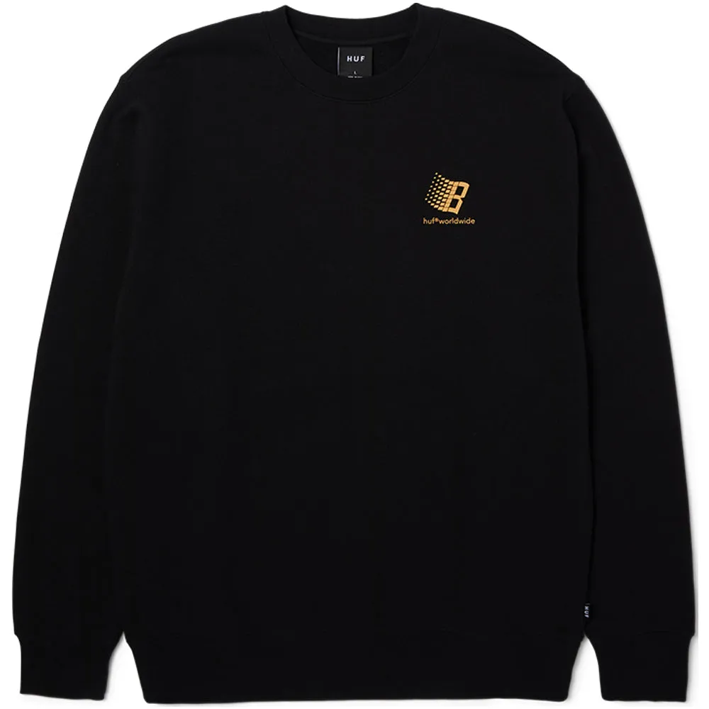 HUF x Bronze 56K Crewneck Black