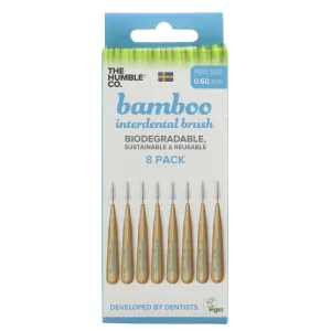 Humble | Bamboo Interdental Brush Blue - Size 6 | 6 Pack