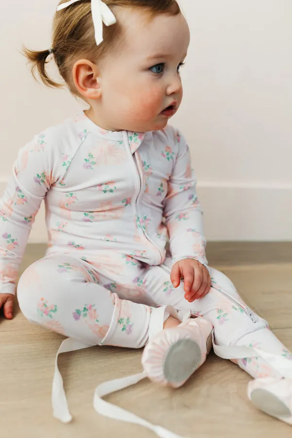 In My Jammers Ballerina Zipper Romper
