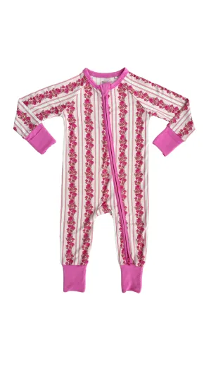 In My Jammers Blakely Zipper Romper