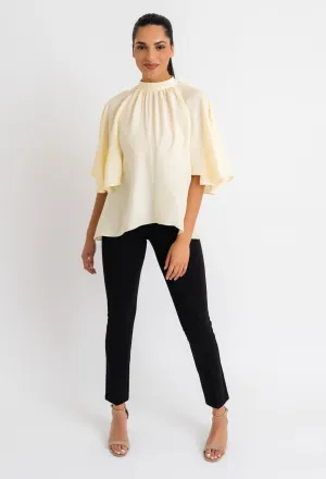JANIS SILK CONVERTIBLE BLOUSE