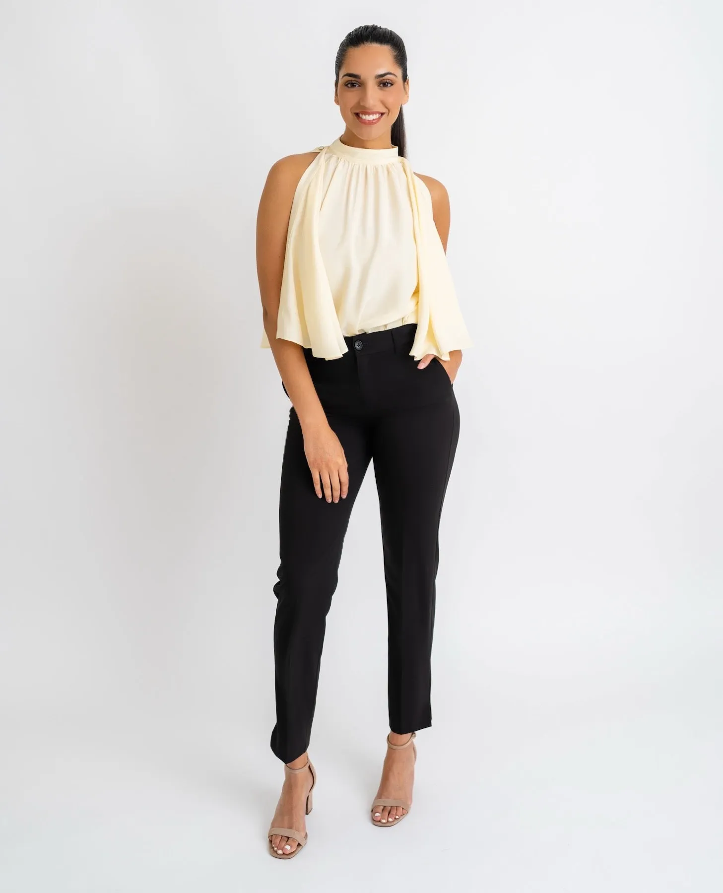 JANIS SILK CONVERTIBLE BLOUSE