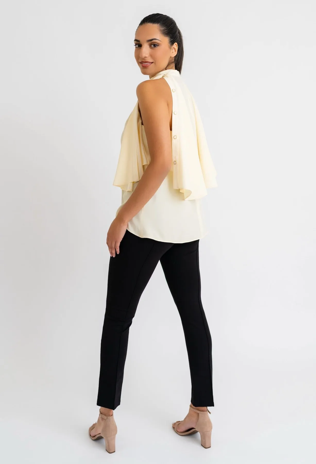 JANIS SILK CONVERTIBLE BLOUSE