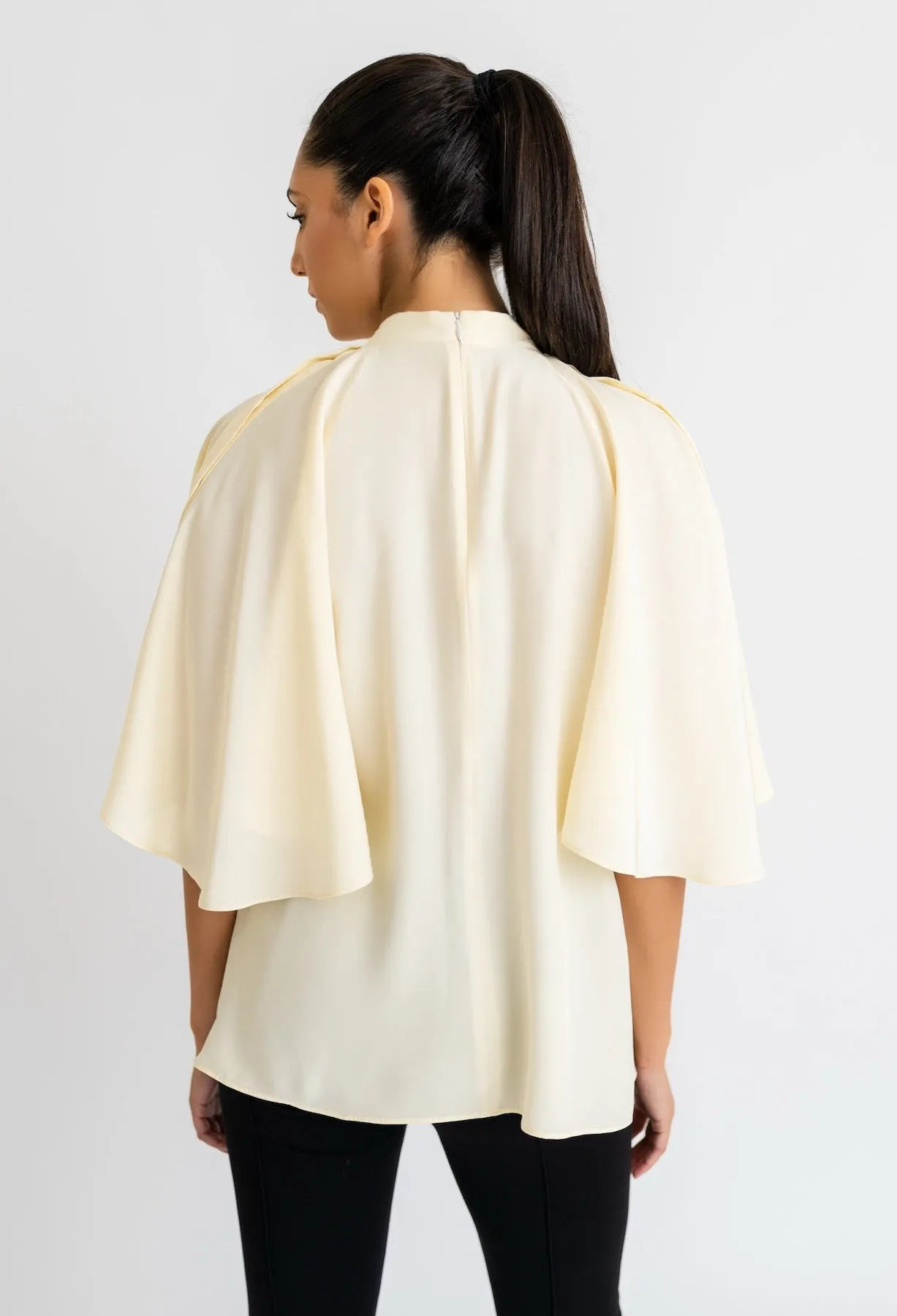 JANIS SILK CONVERTIBLE BLOUSE