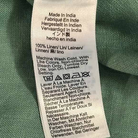J.Crew Gwyneth slip skirt in linen BY899