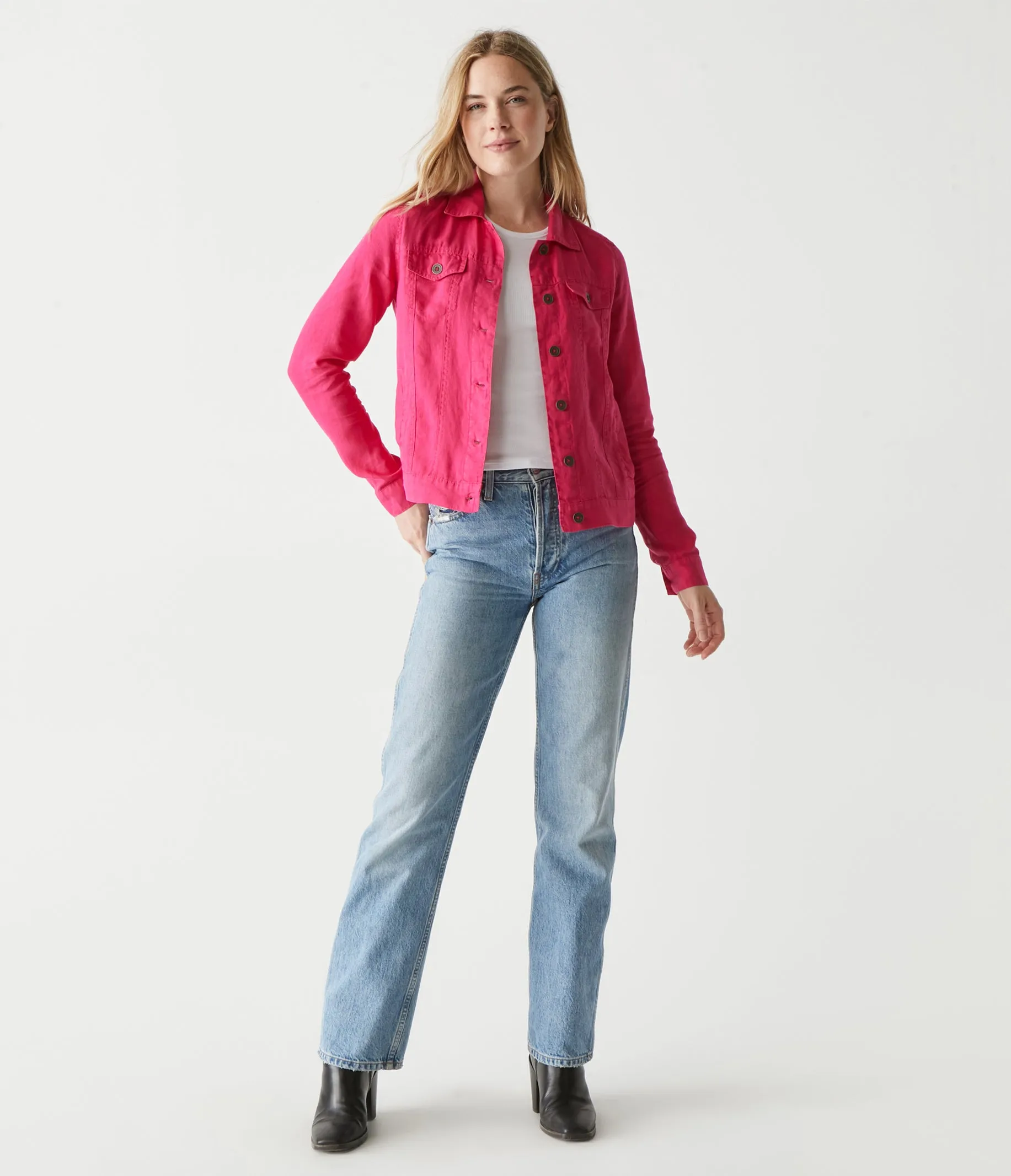 Jean Linen Jacket