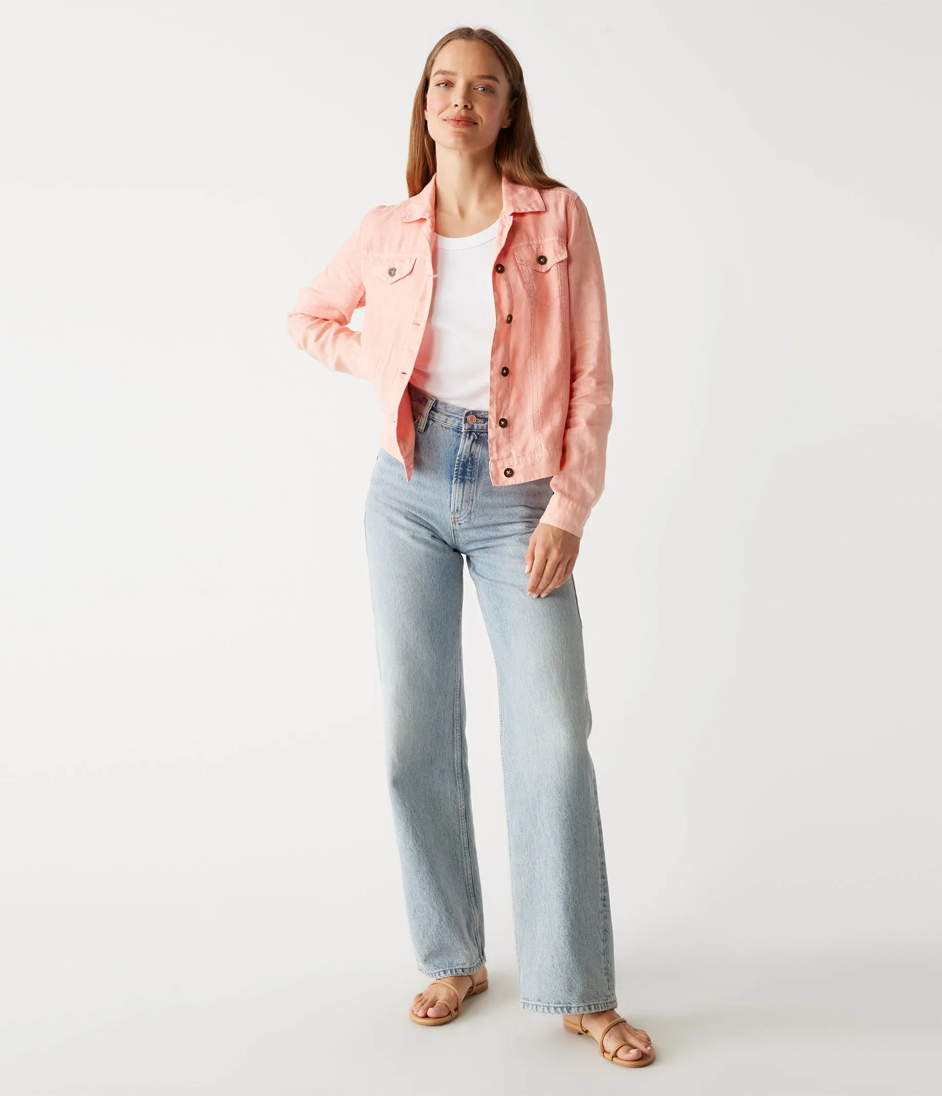 Jean Linen Jacket