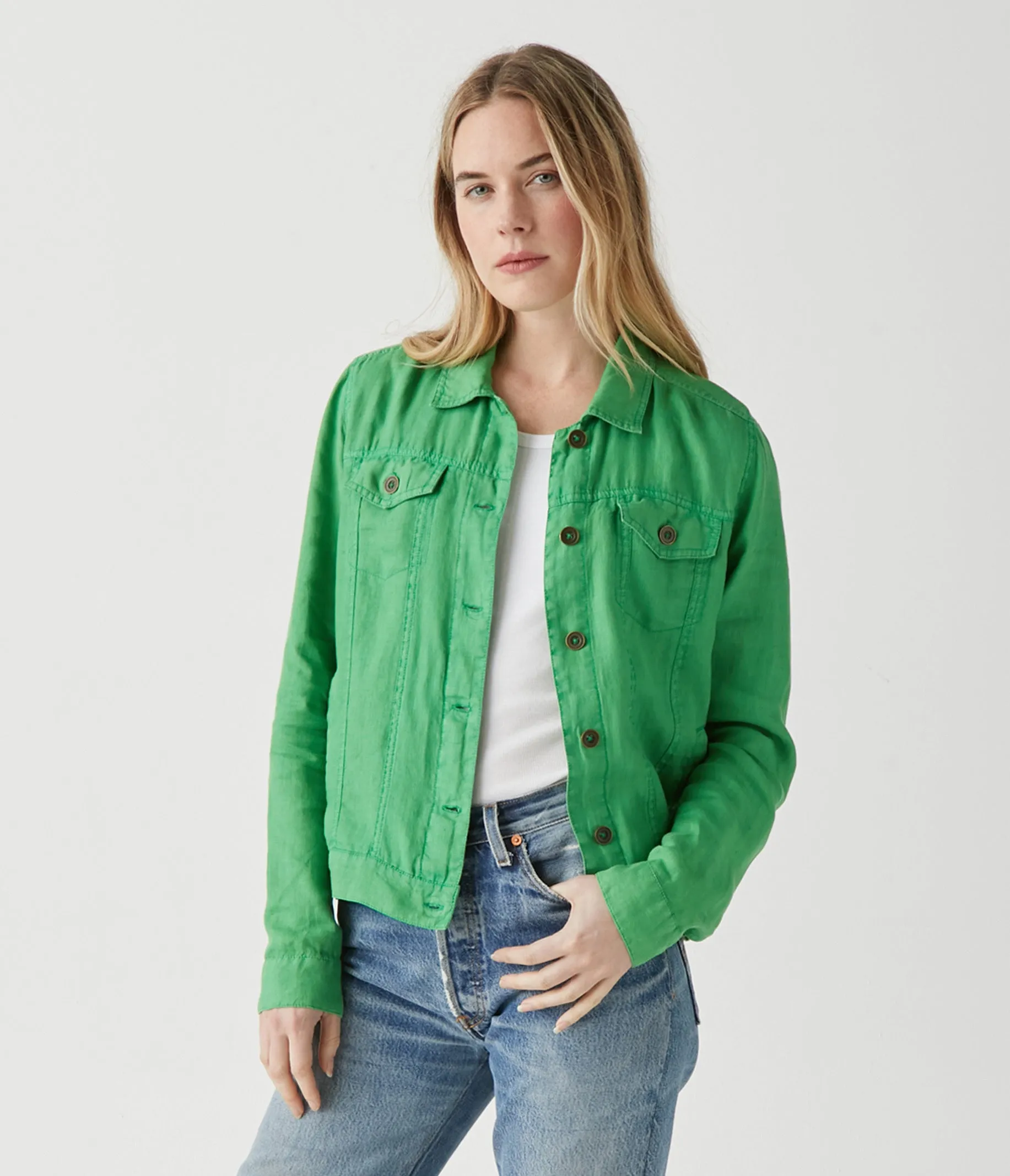 Jean Linen Jacket