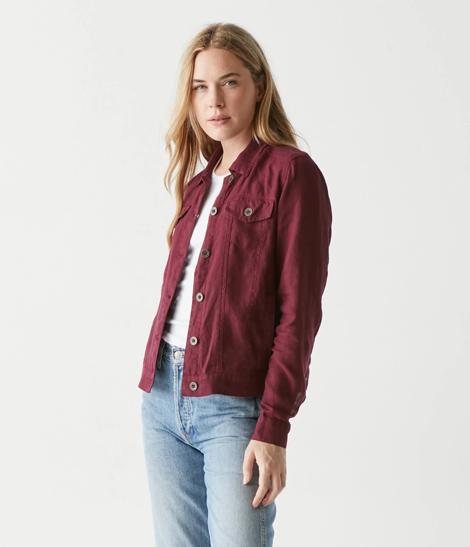 Jean Linen Jacket