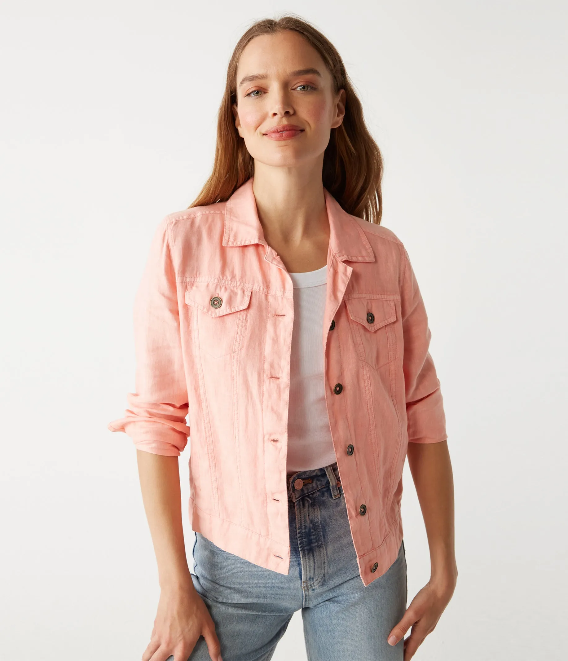 Jean Linen Jacket