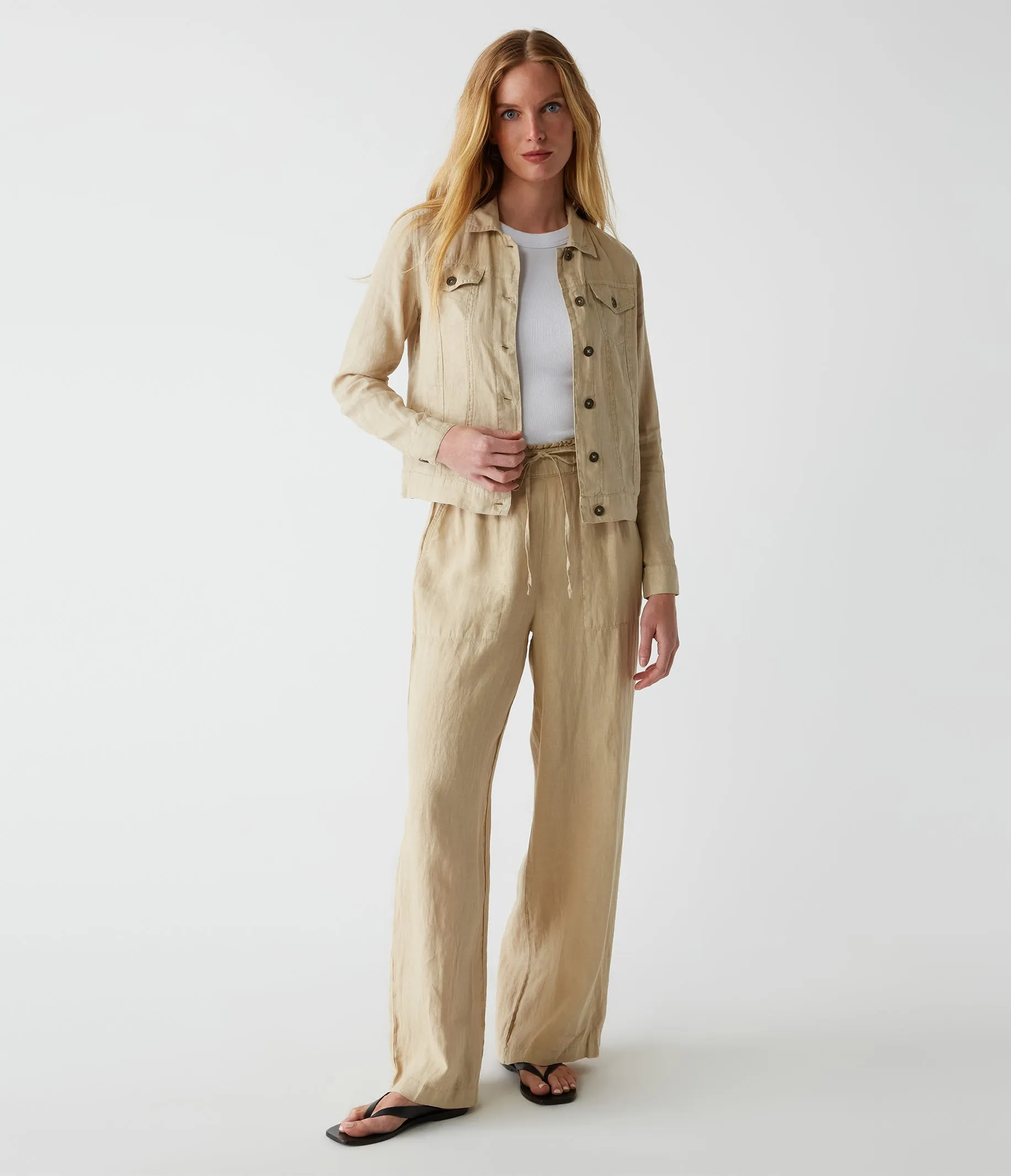 Jean Linen Jacket