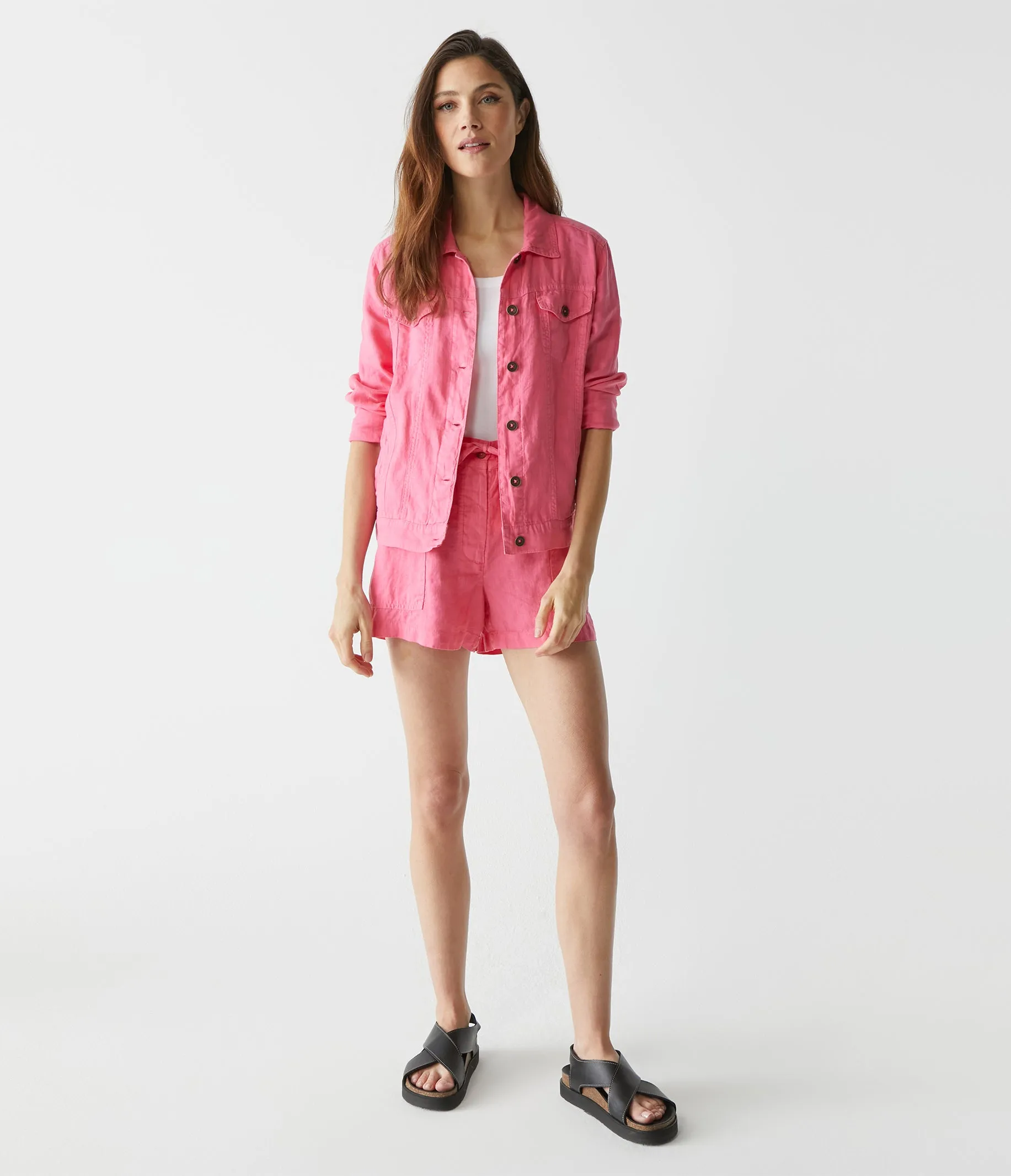 Jean Linen Jacket