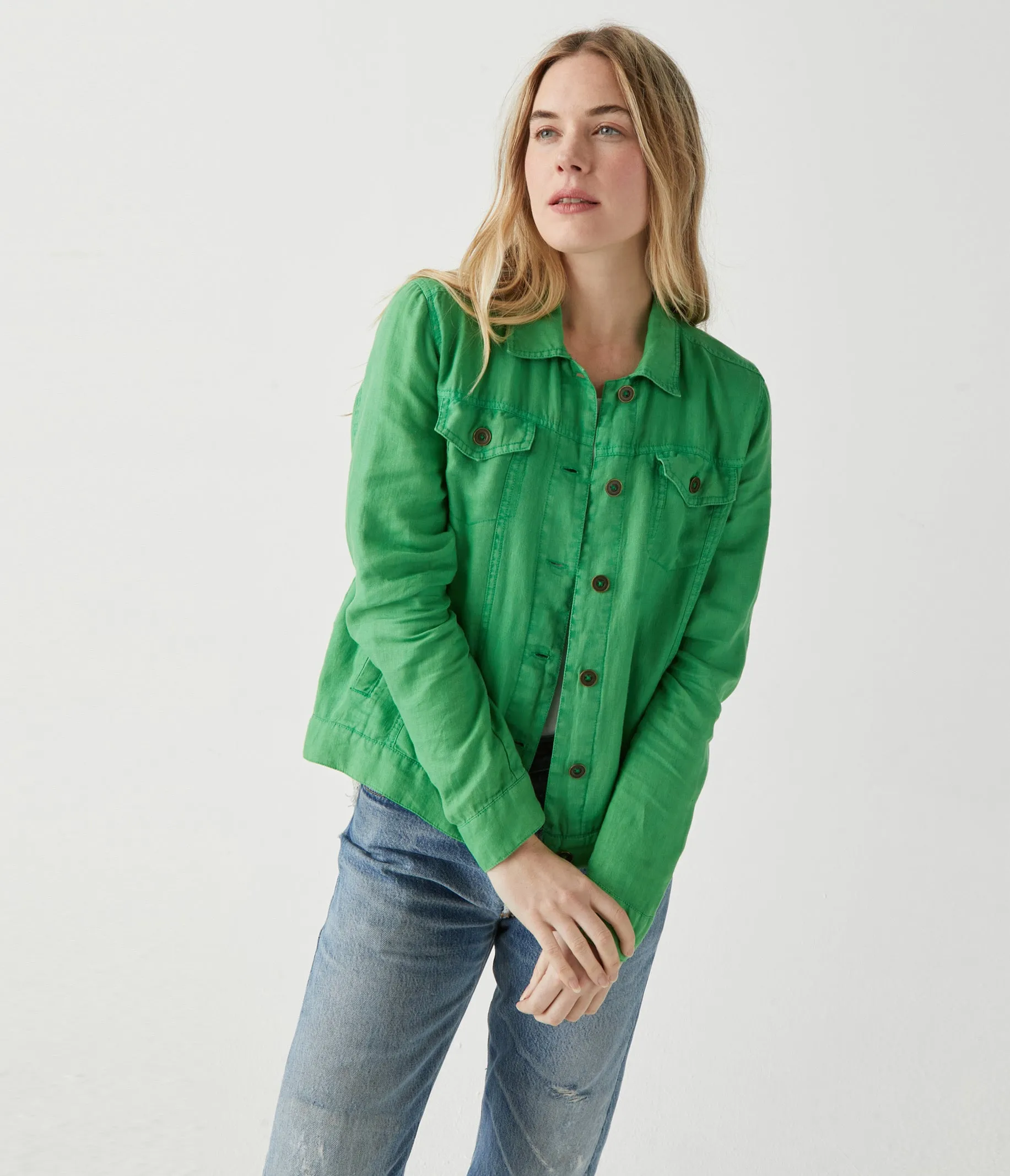 Jean Linen Jacket
