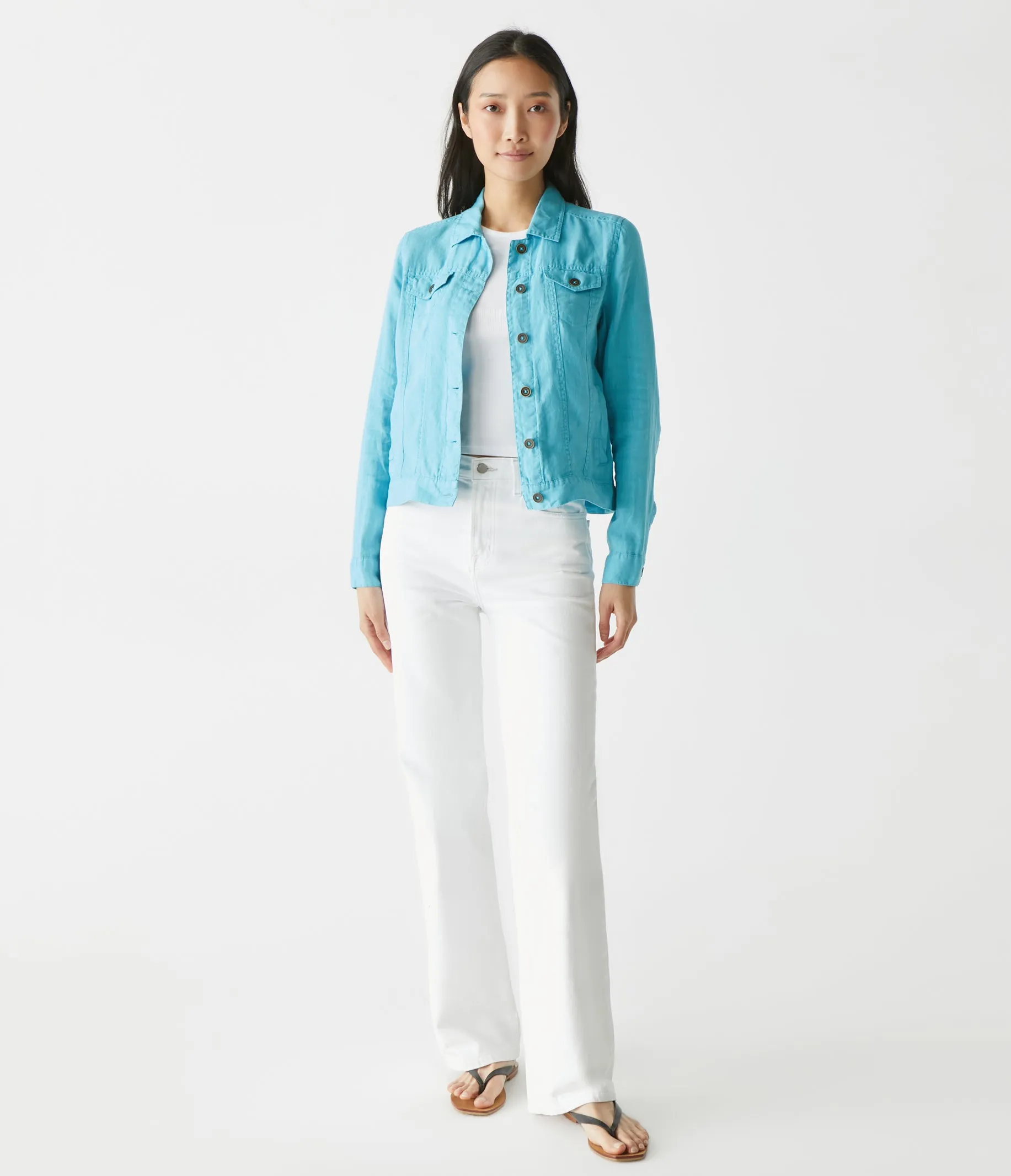 Jean Linen Jacket