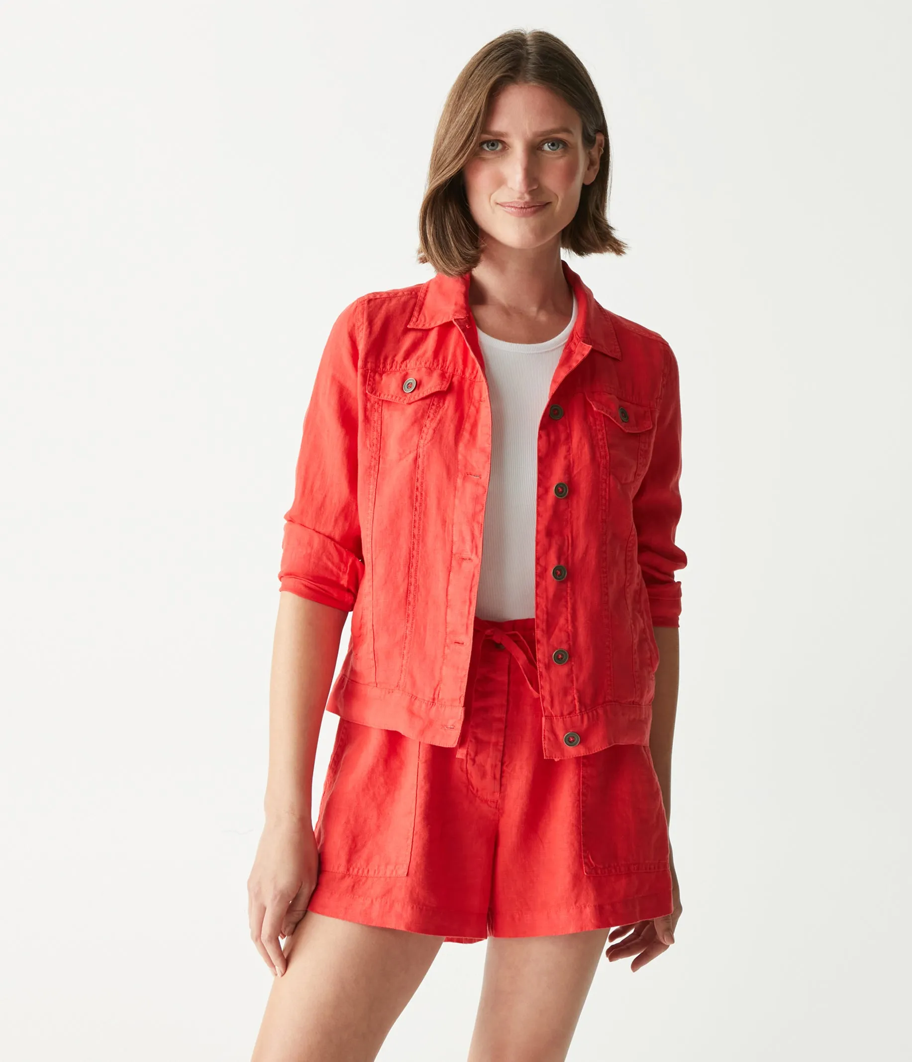 Jean Linen Jacket