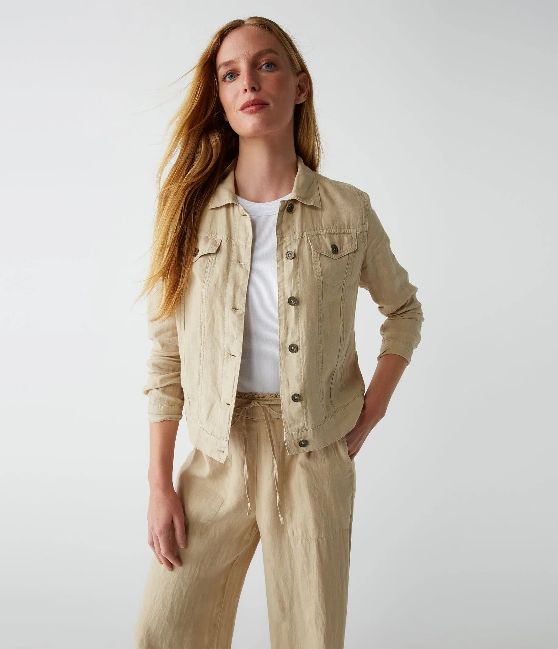 Jean Linen Jacket
