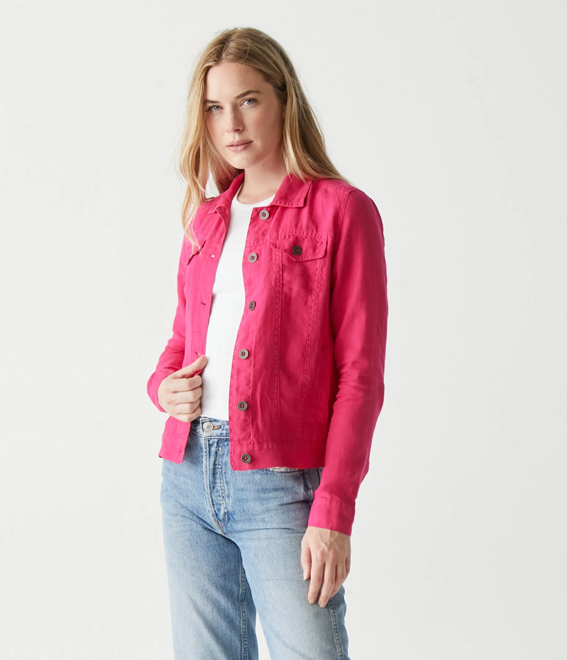 Jean Linen Jacket