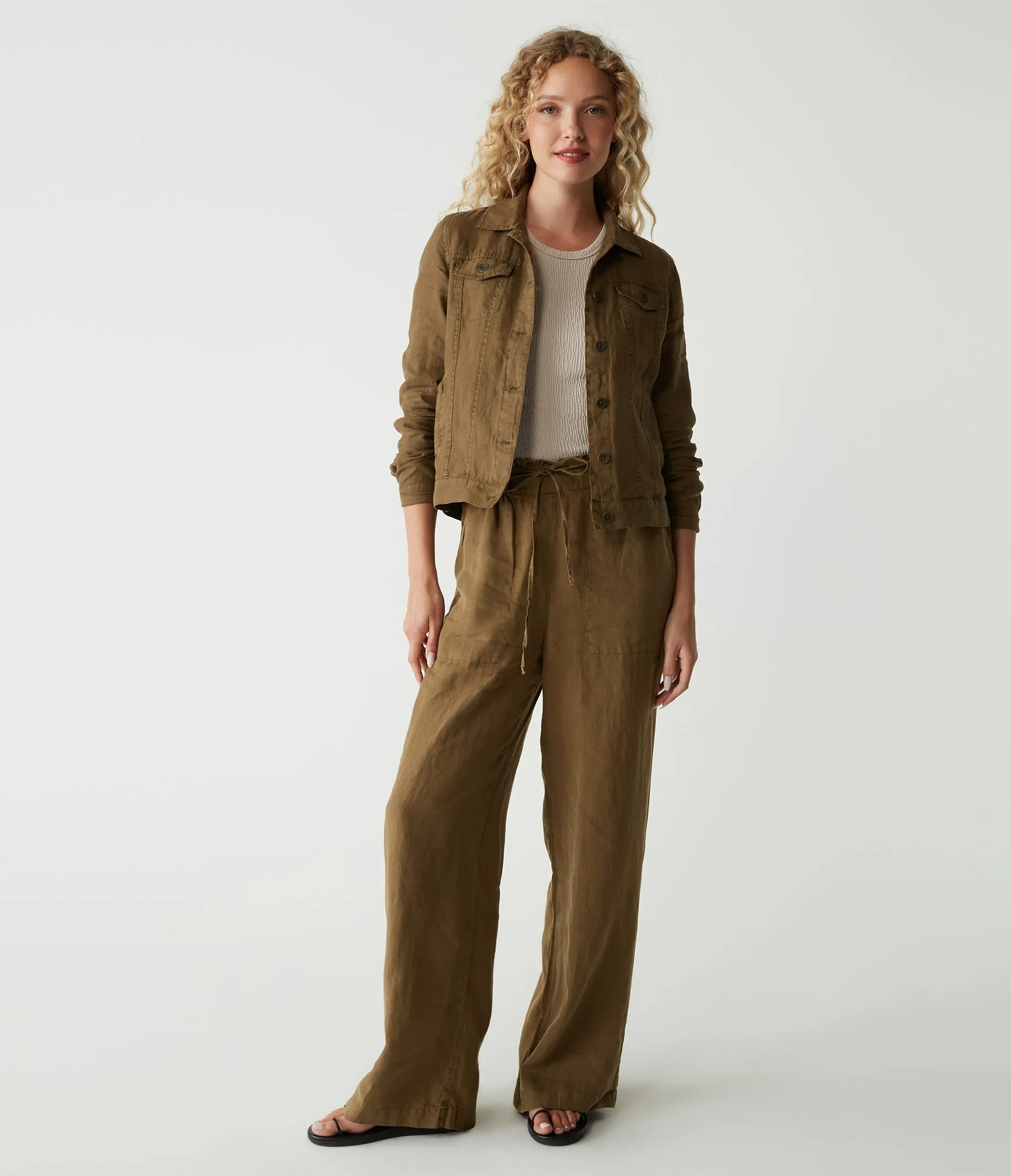 Jean Linen Jacket