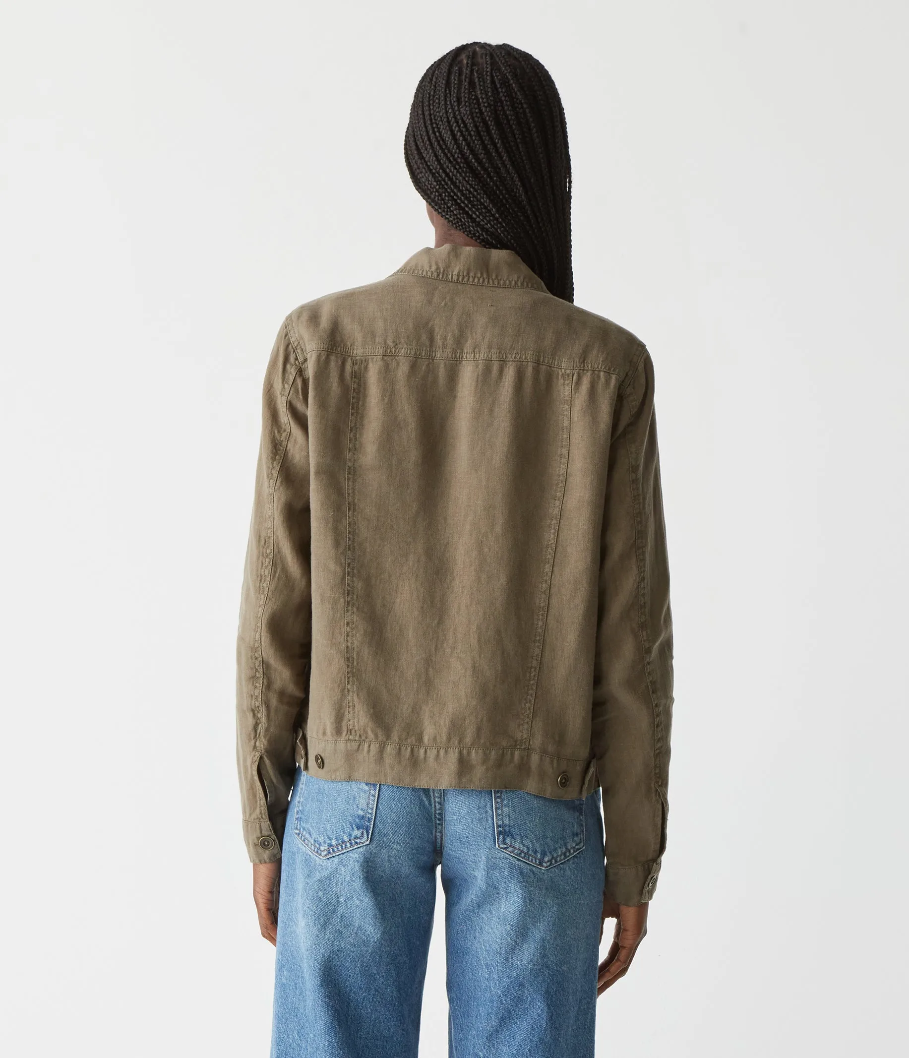 Jean Linen Jacket