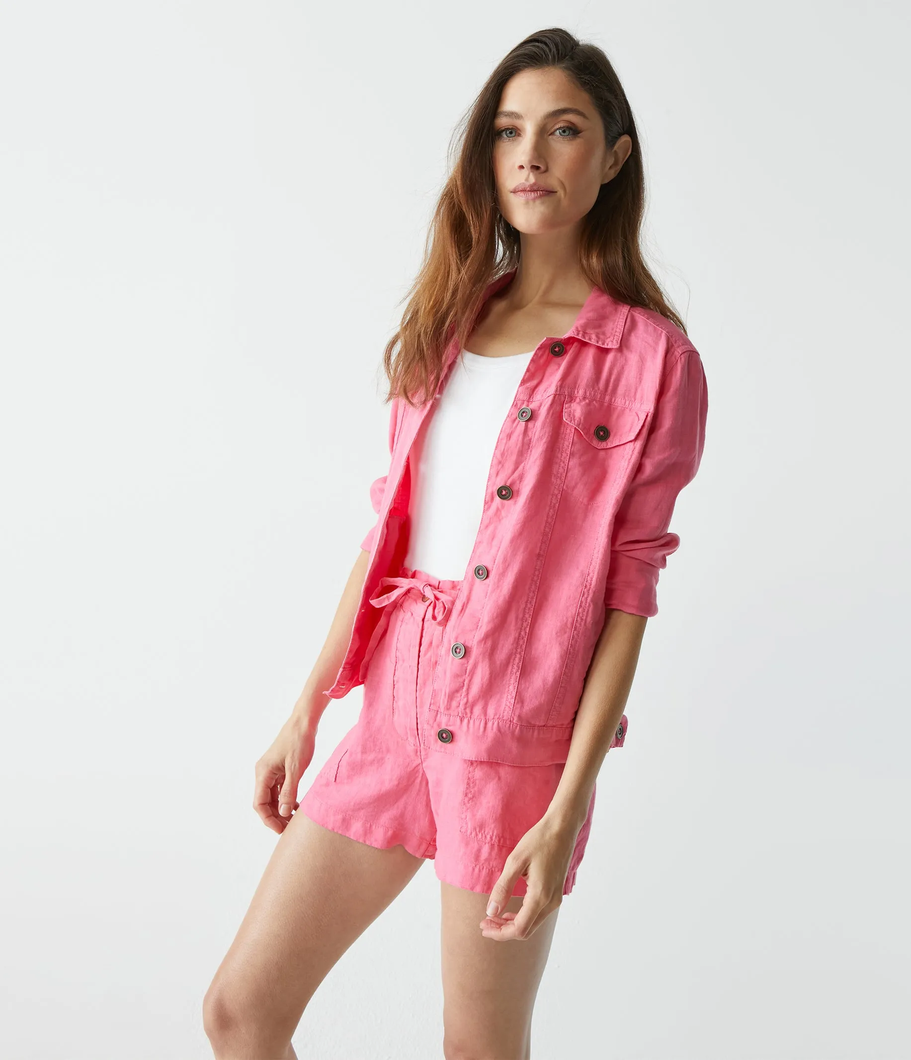 Jean Linen Jacket