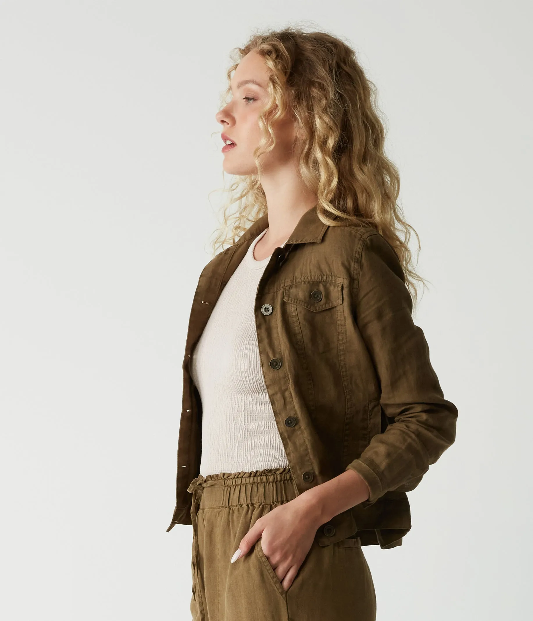 Jean Linen Jacket