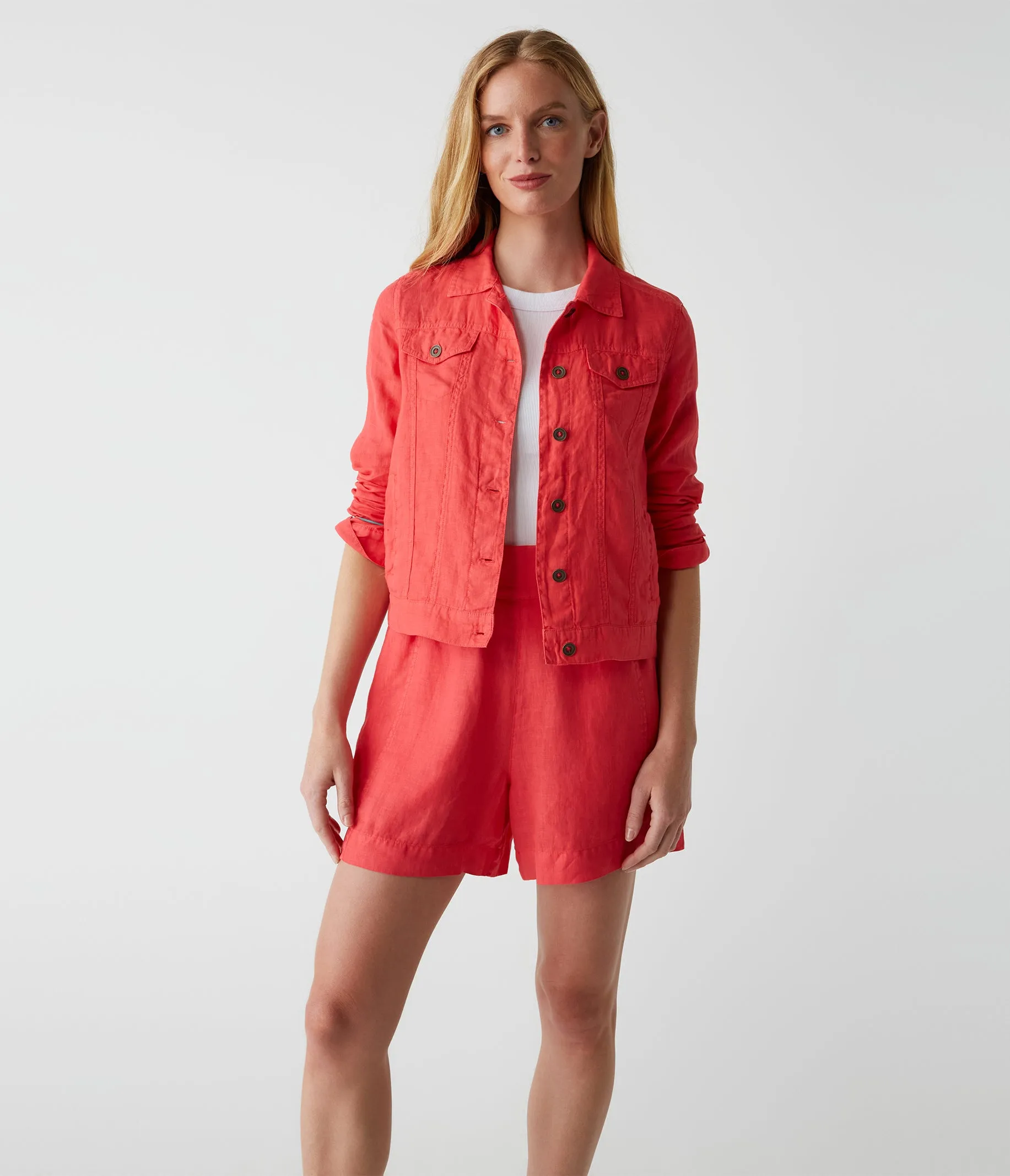 Jean Linen Jacket