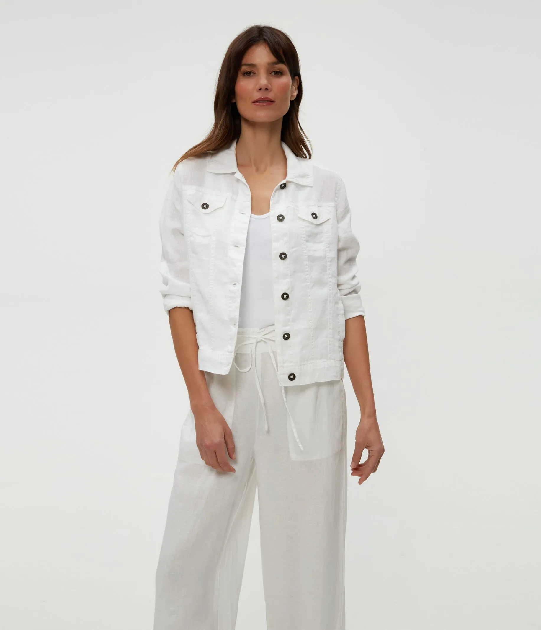 Jean Linen Jacket