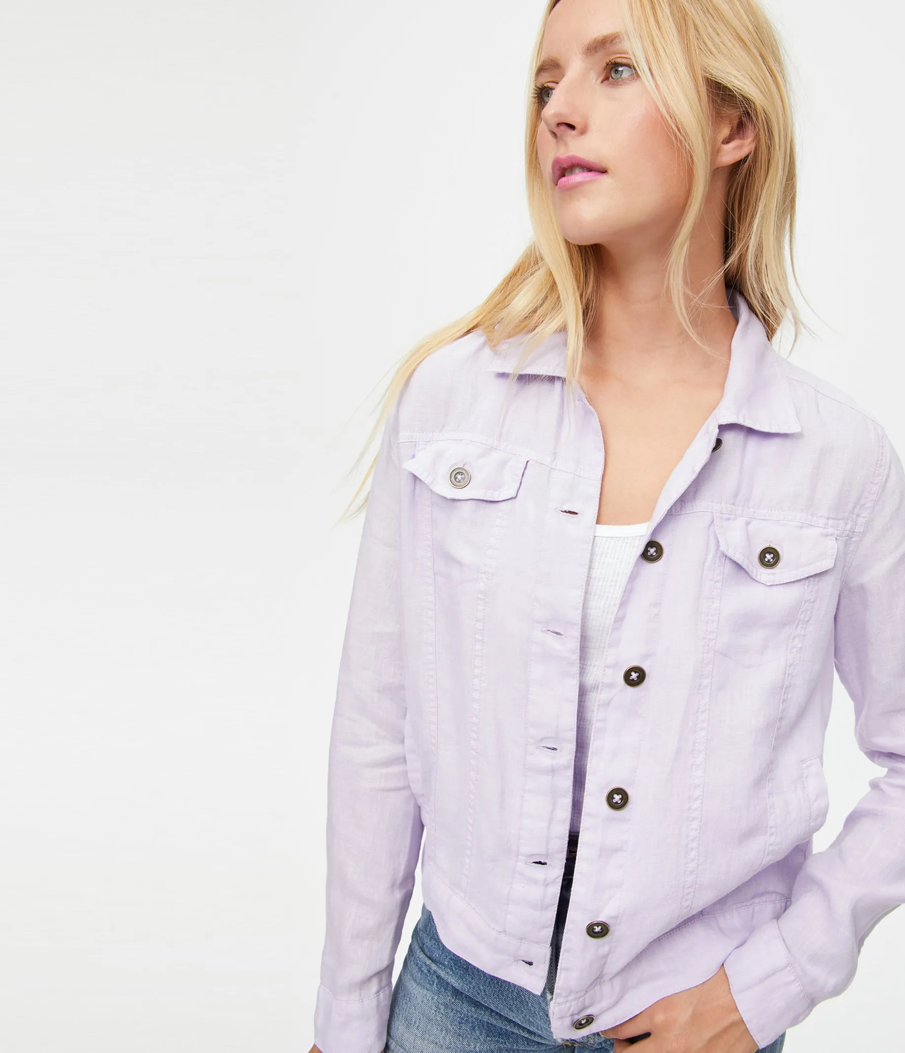 Jean Linen Jacket