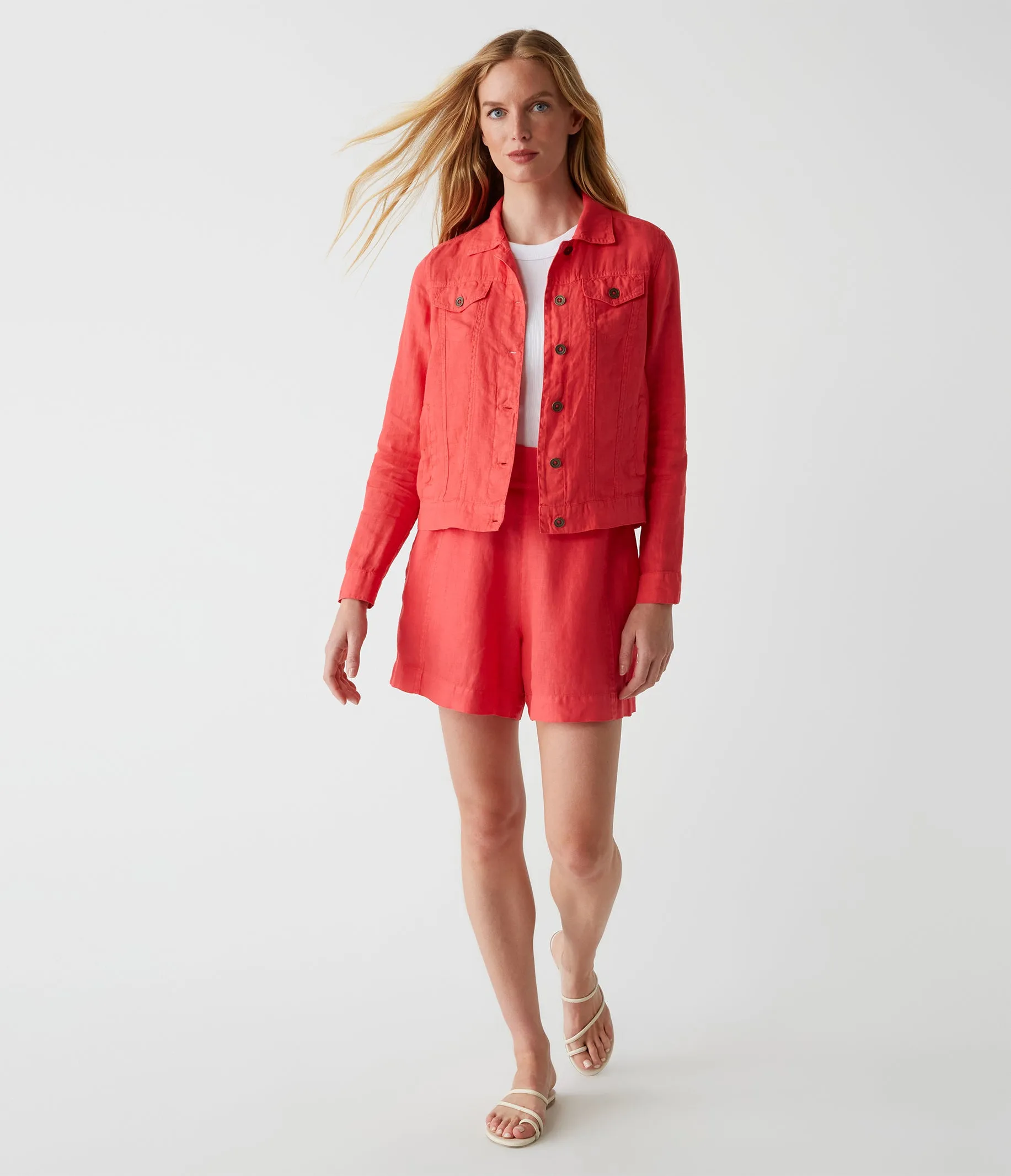Jean Linen Jacket