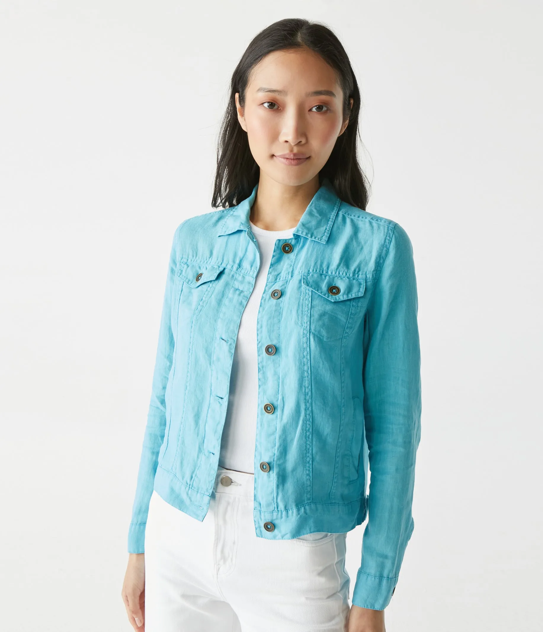 Jean Linen Jacket