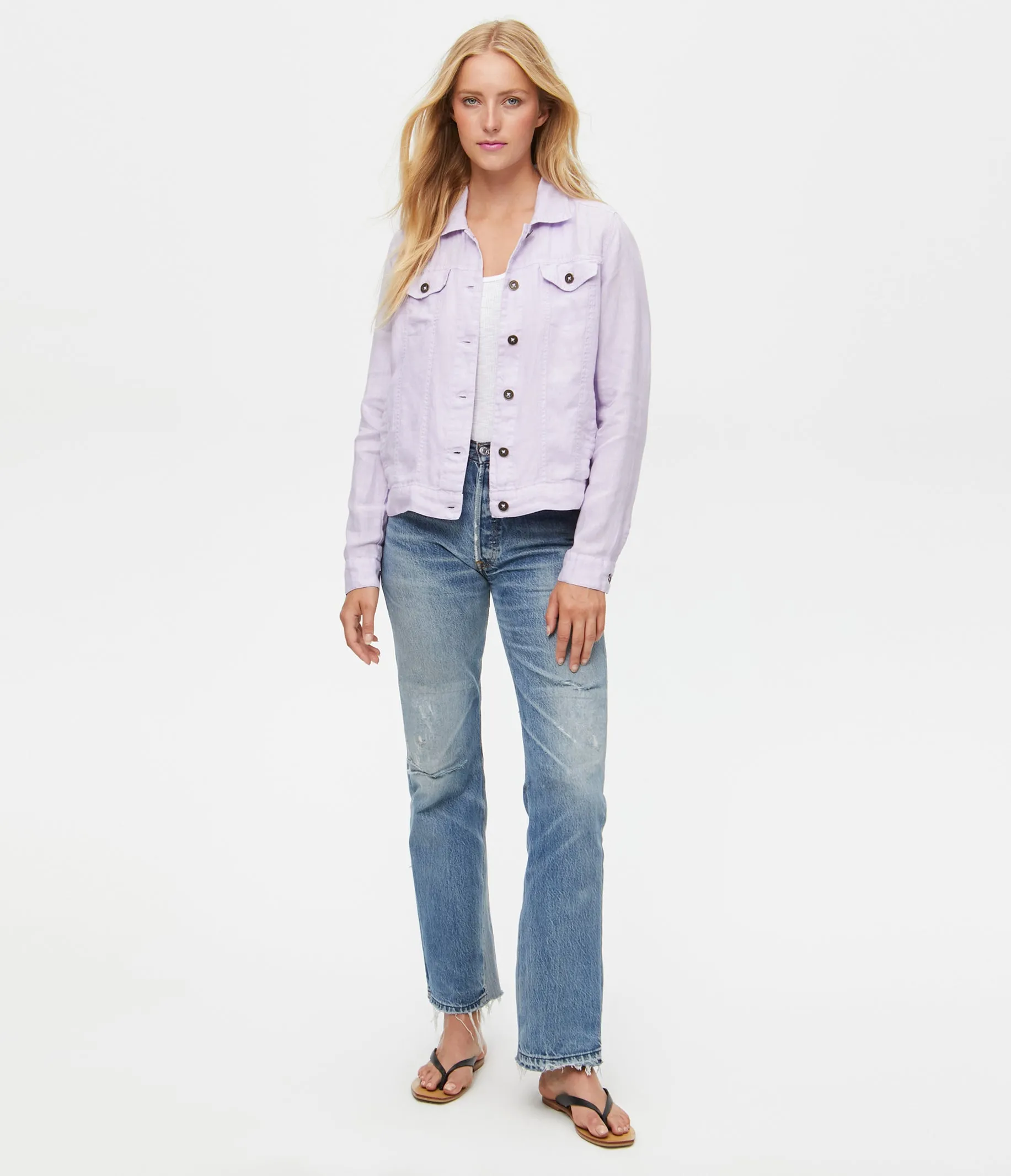 Jean Linen Jacket