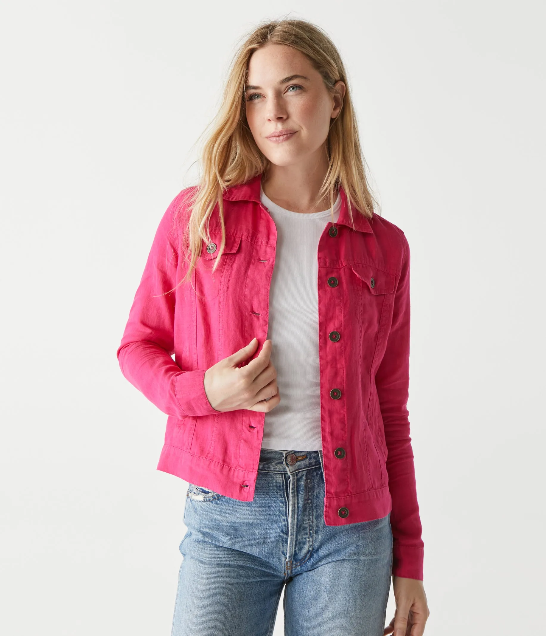 Jean Linen Jacket