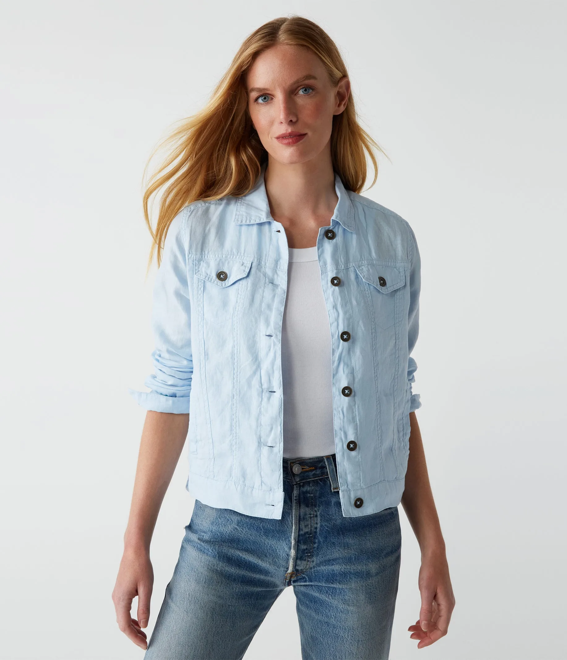 Jean Linen Jacket