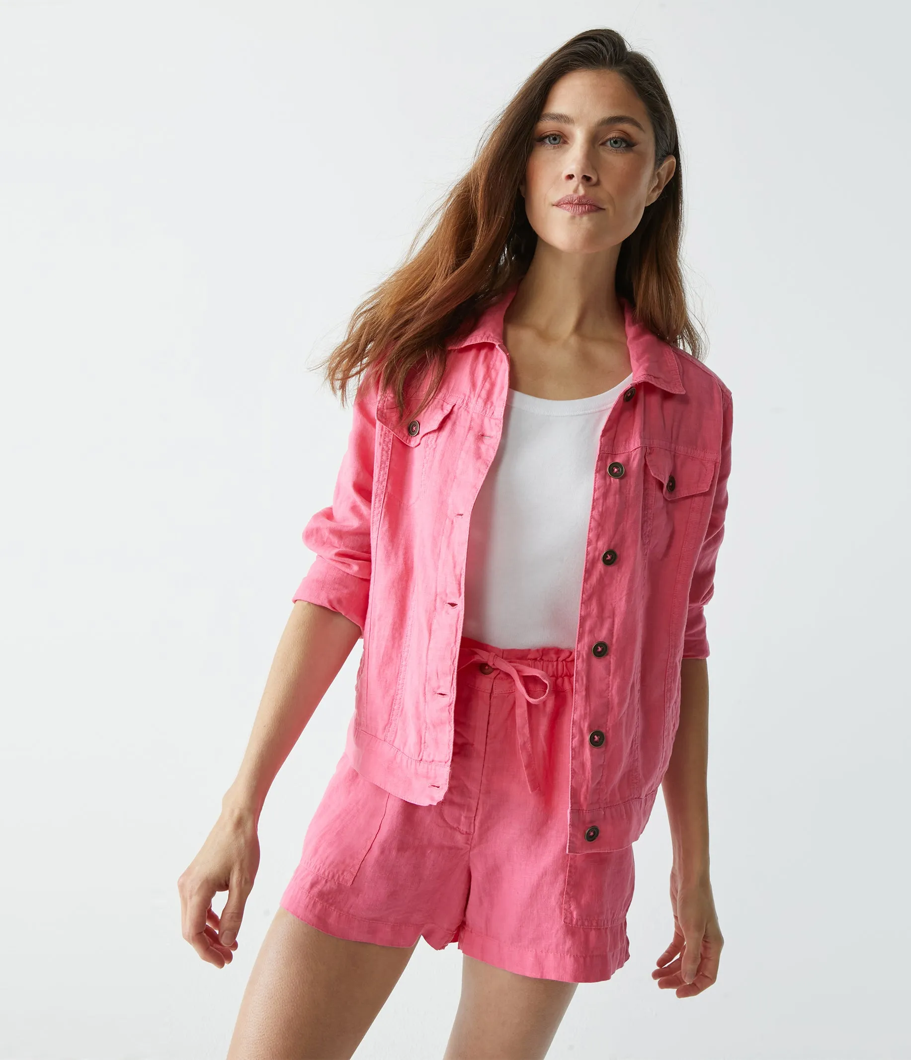 Jean Linen Jacket