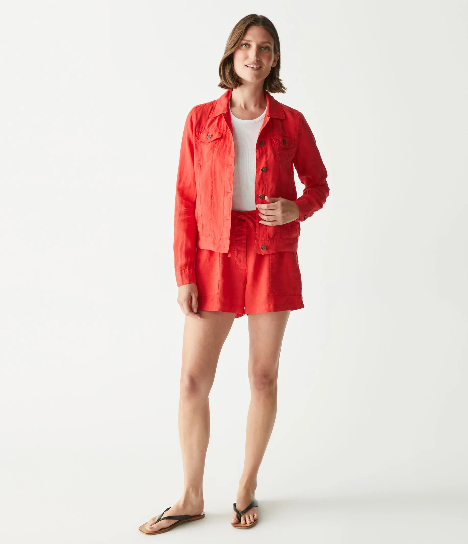 Jean Linen Jacket