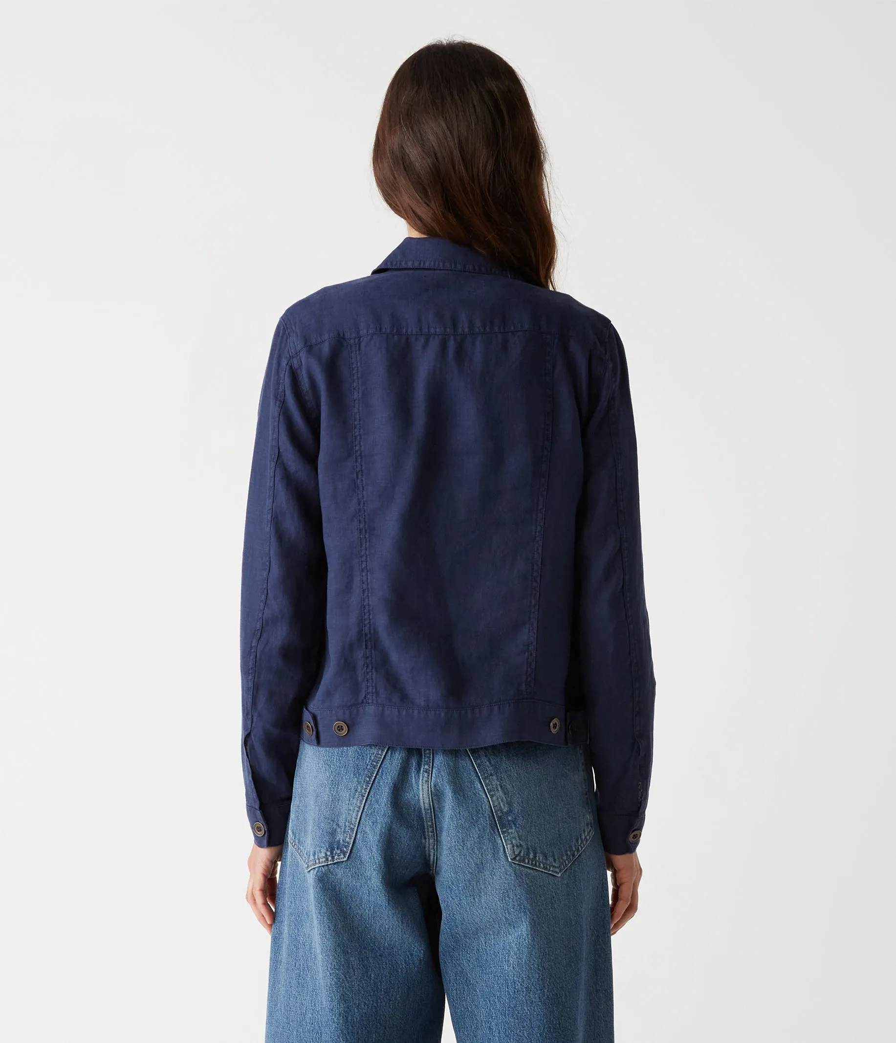 Jean Linen Jacket