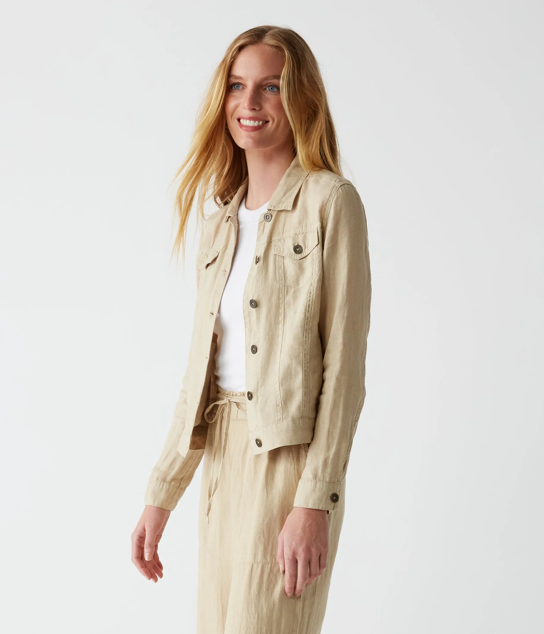 Jean Linen Jacket