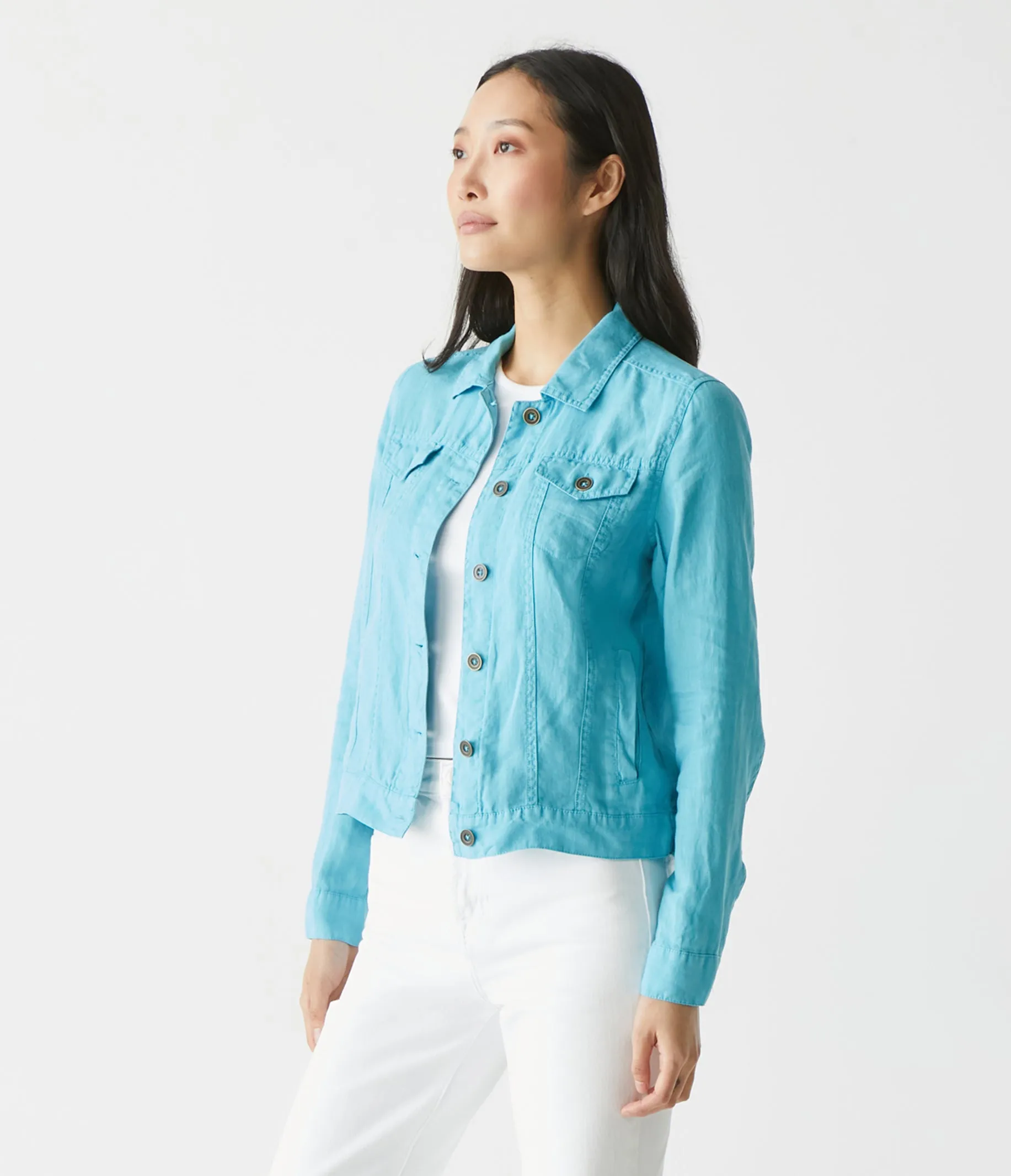 Jean Linen Jacket