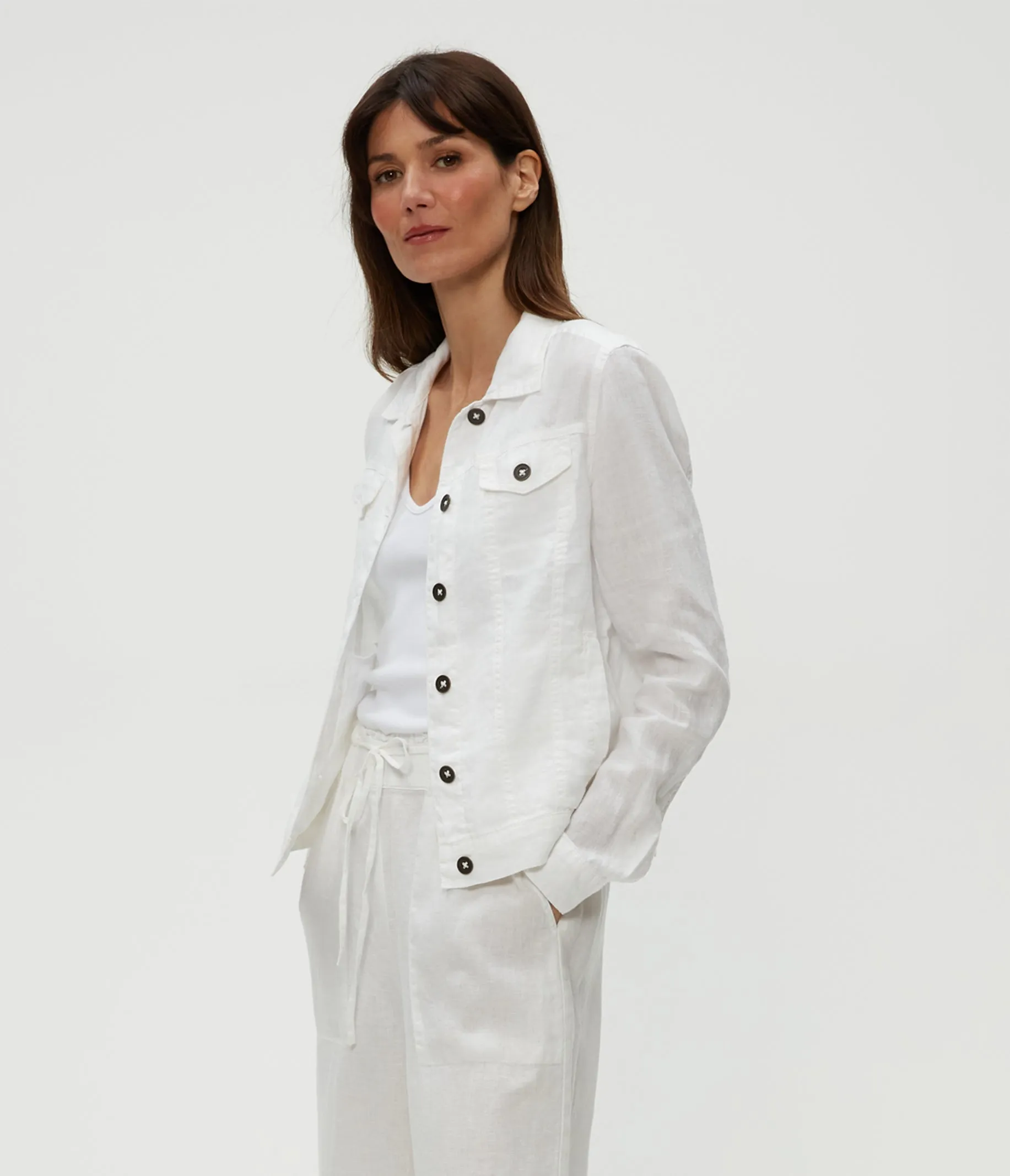 Jean Linen Jacket