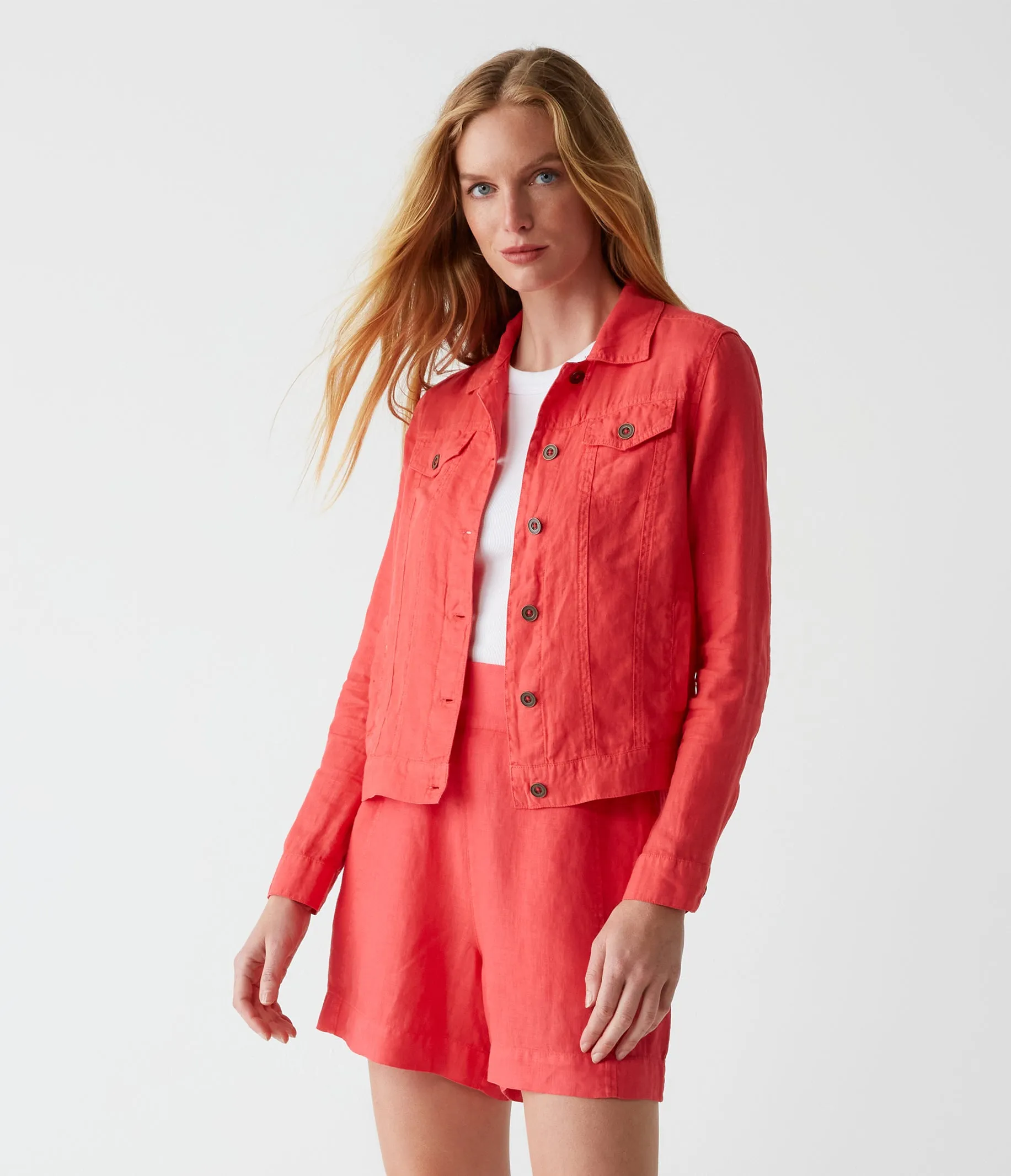 Jean Linen Jacket