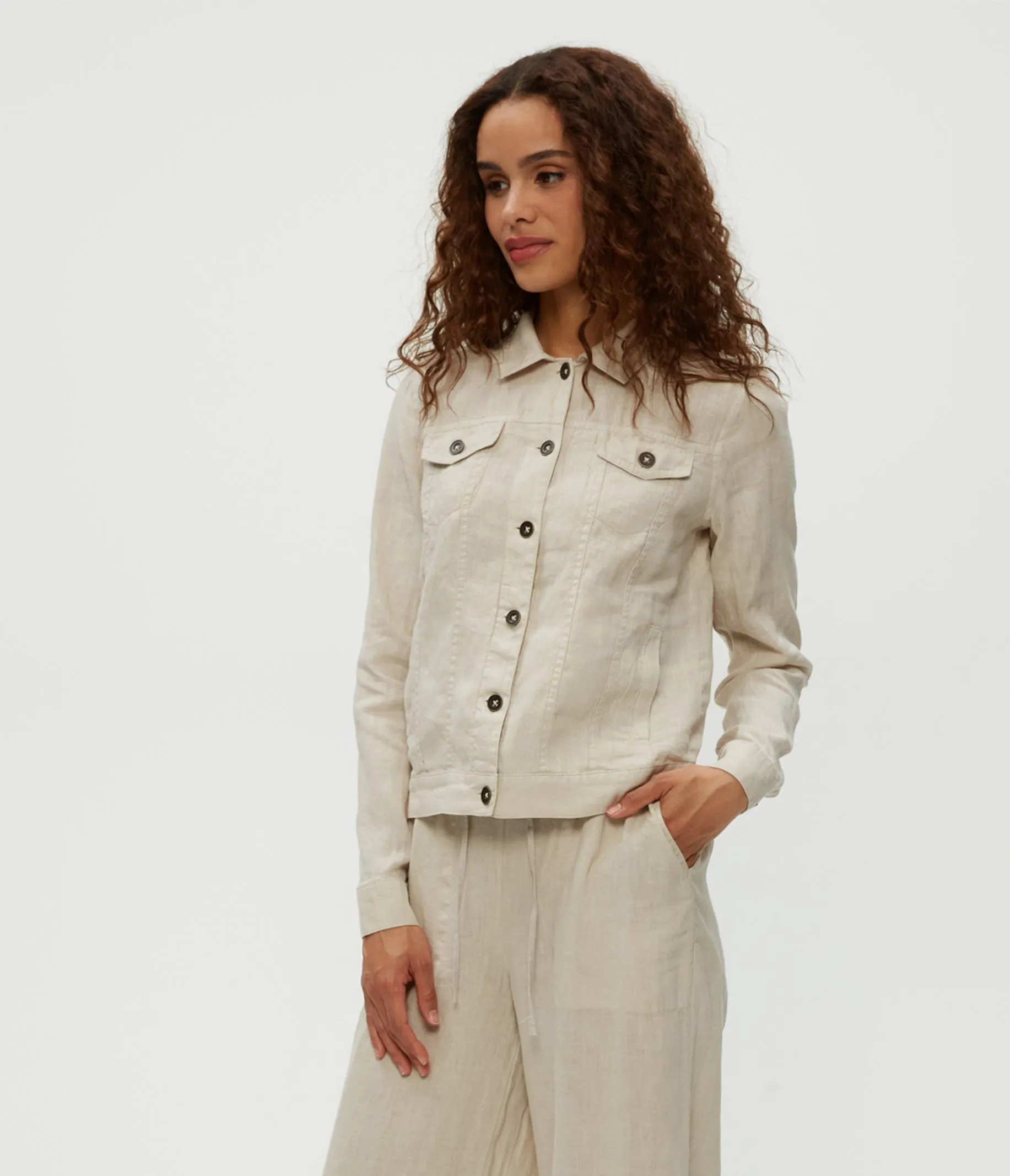 Jean Linen Jacket