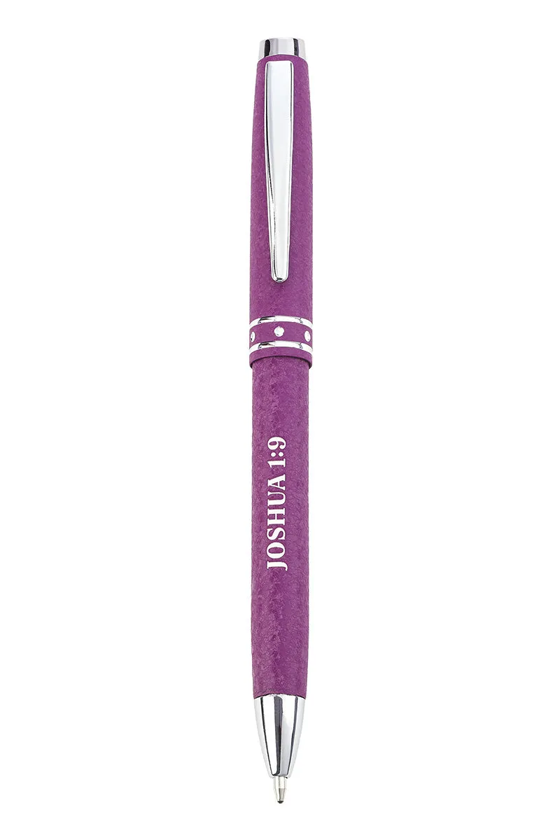 Joshua 1:9 'Strong & Courageous' Pen in Gift Case