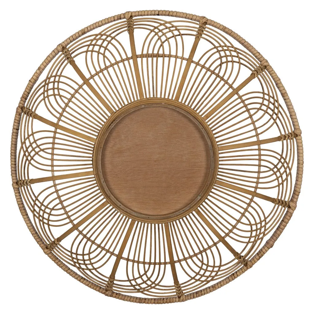 Jumbo Bohemian Bamboo Decorative Wall Basket