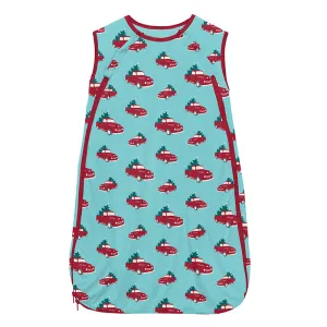 KicKee Pants Fluffle Sleeping Bag - Iceberg Trucks & Trees