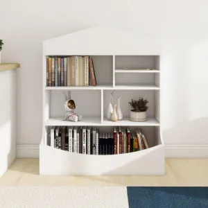 Kids Bookshelf Toy Storage Organizer Versatility Bookcase Toddlers